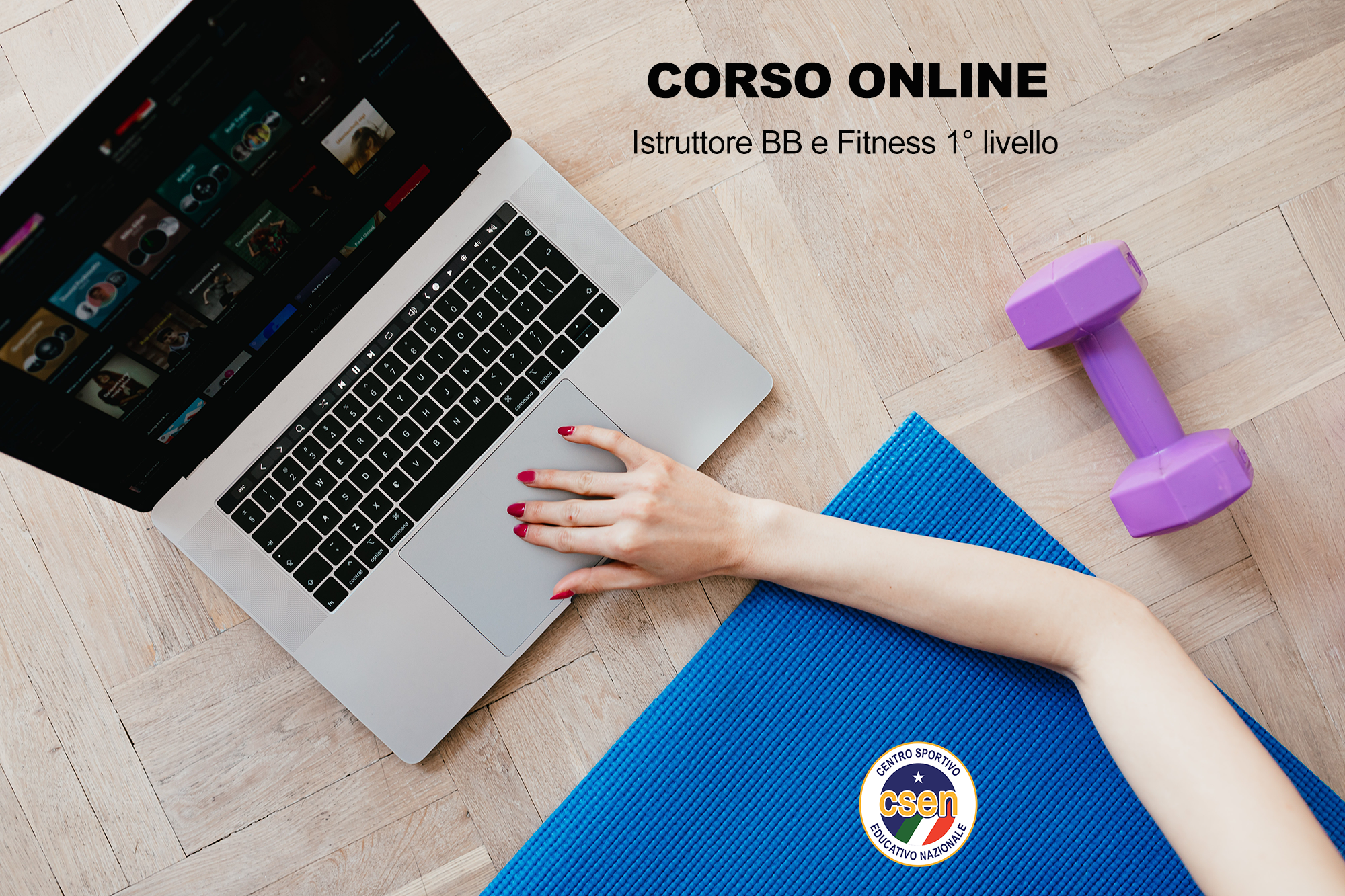 CORSO ONLINE – Istruttore B.B. E Fitness 1° Livello