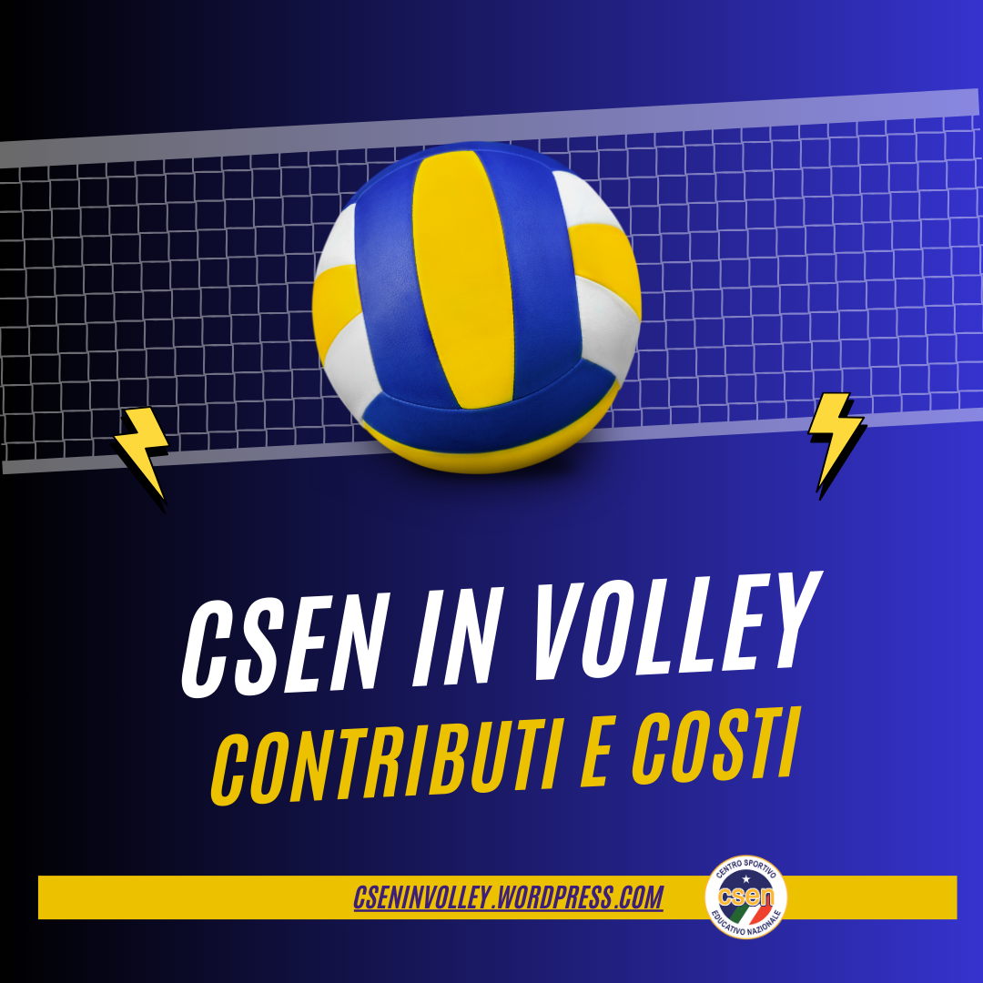 Csen In Volley Costi E Contributi