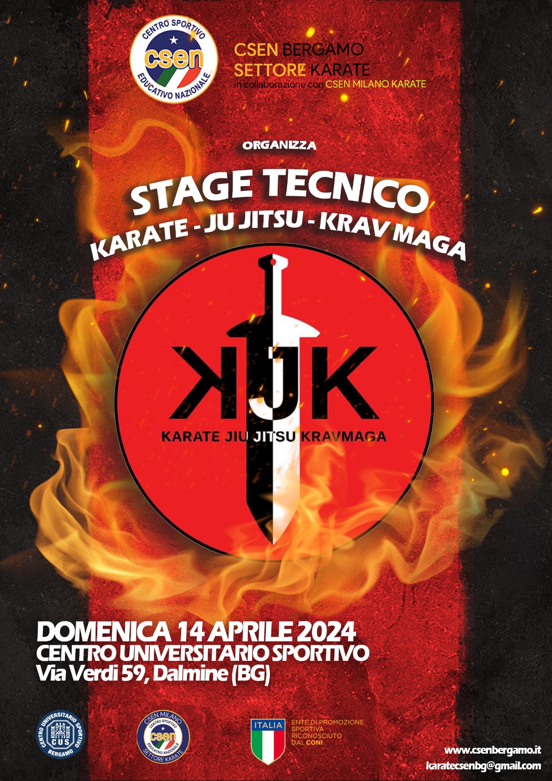 STAGE TECNICO KARATE – JU JITSU – KRAV MAGA