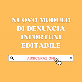 Nuovo Modulo Di Denuncia Infortuni Editabile