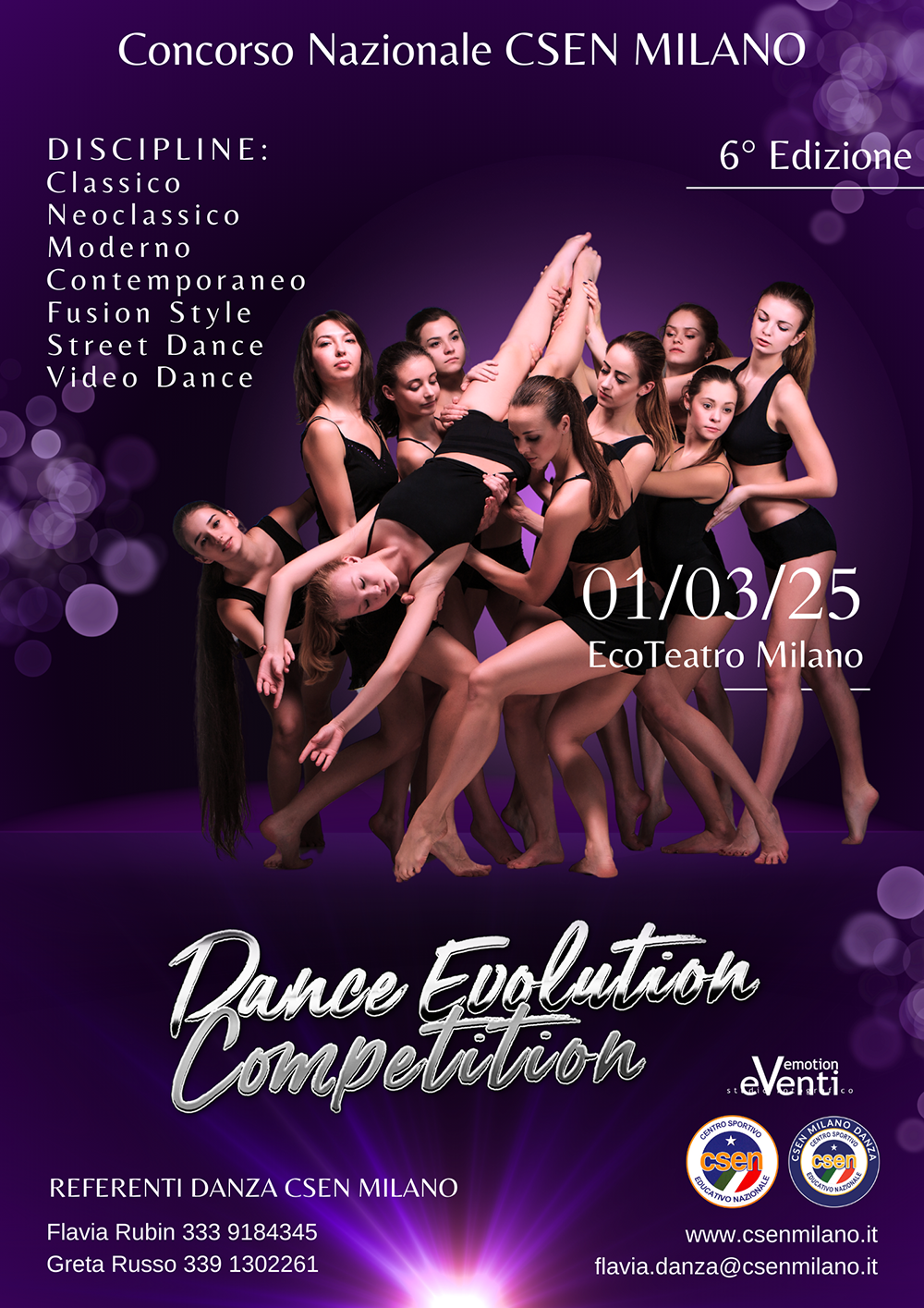 DANCE EVOLUTION COMPETITON 1° MARZ0 2025